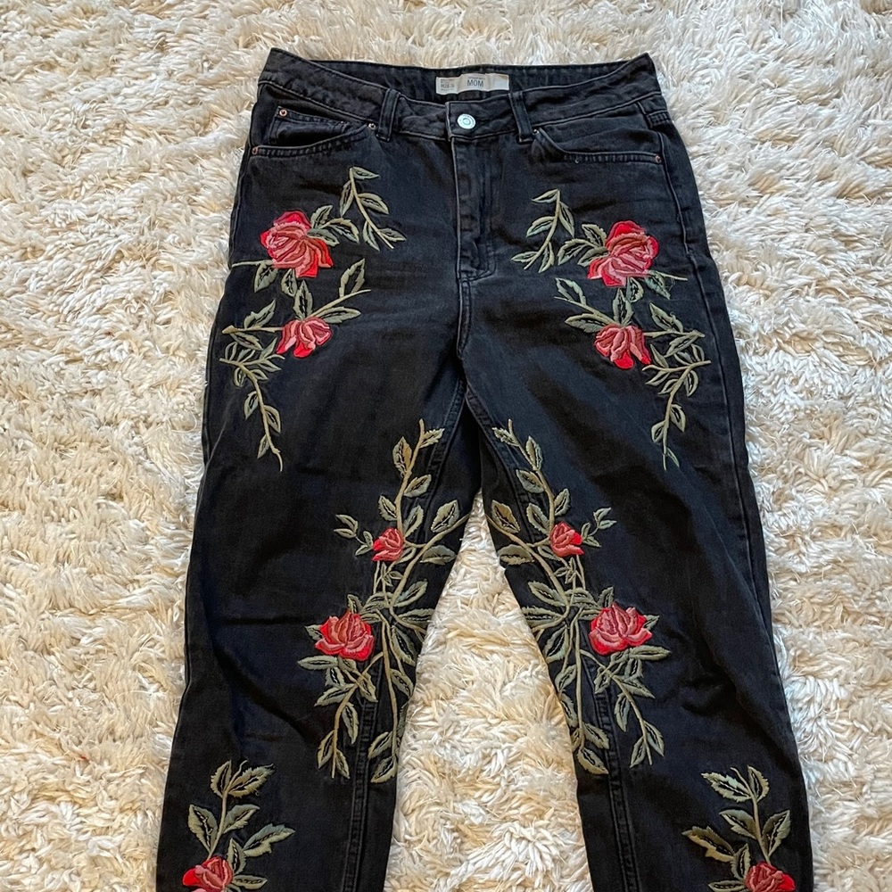 Topshop mom jeans